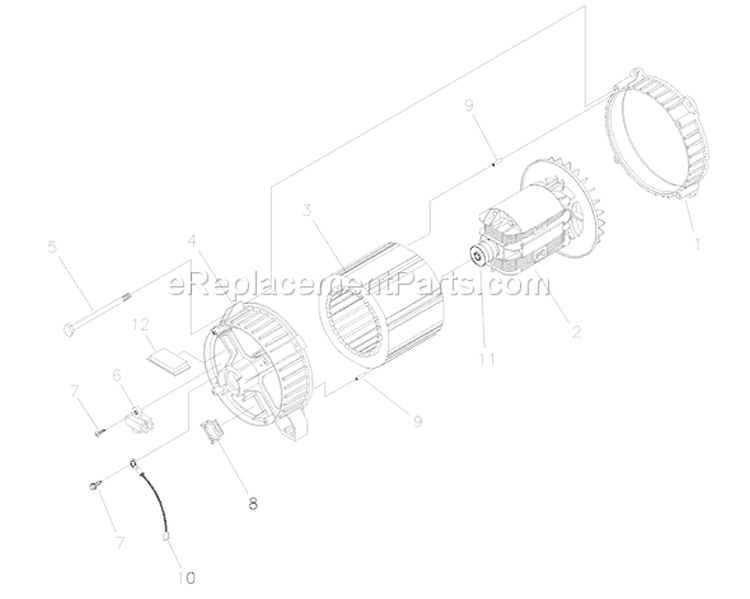 Page A Diagram and Parts List for 030220-0  Briggs and Stratton Generator